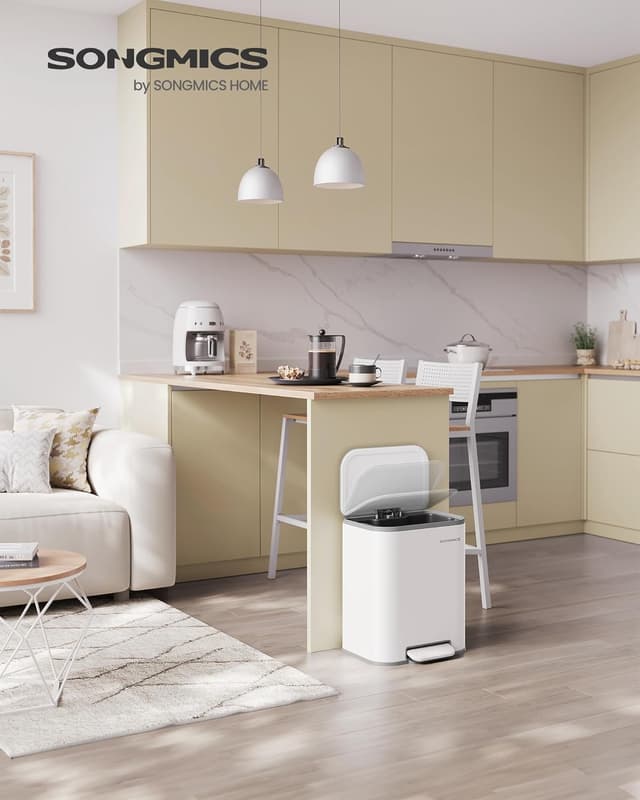 Thumbnail 1 de SONGMICS Cubo Basura 20 L LTB542W02