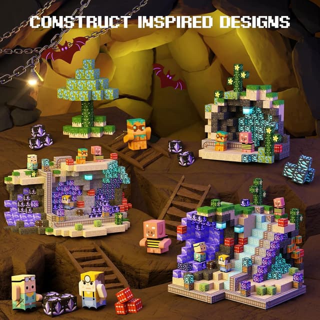 Detalle de GobiDex MagWonder 100 piezas bloques magnéticos