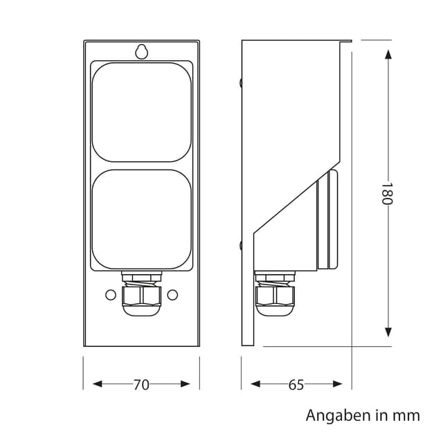 Thumbnail 5 de Aufputz Steckdose PIWI außen IP44 2-fach schwarz