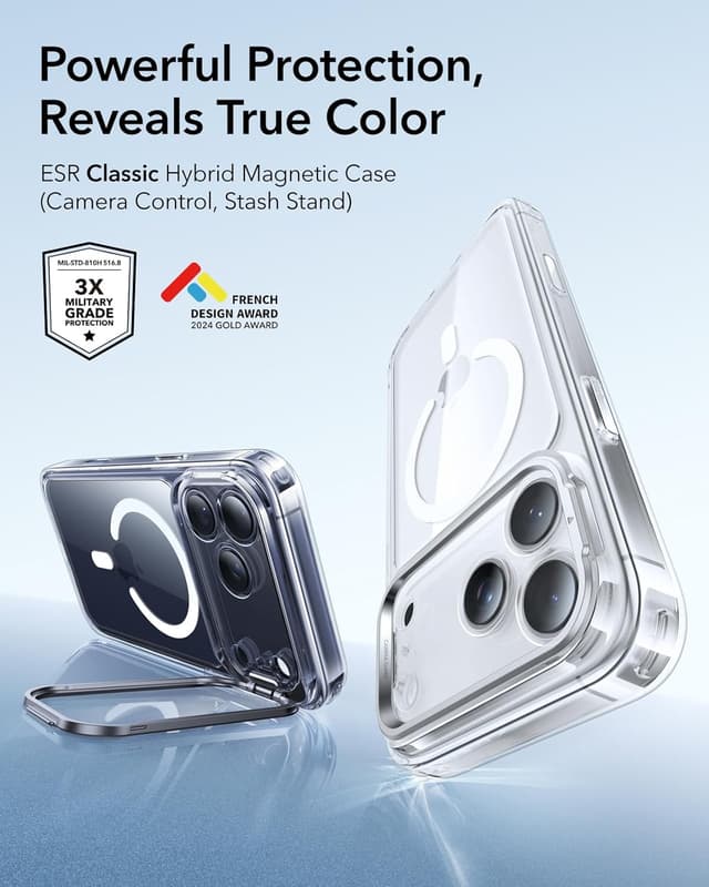 Detalle 2 de ESR iPhone 17 Pro Max case with MagSafe and camera cover