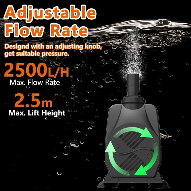 Thumbnail 4 de Bomba de Agua Sumergible 45W 2500L/H