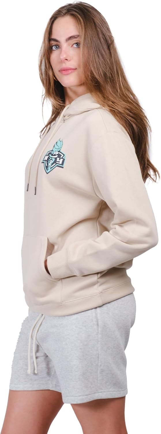 Detalle de Ultra Game Women’s WNBA Official Super Soft Fashion Hoodie Sweatshirt