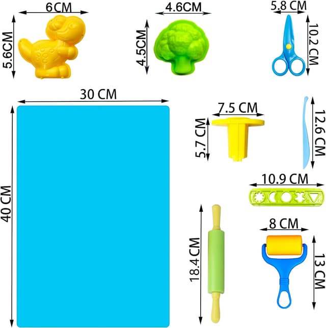 Thumbnail 6 de VAIYNWOM Dough Tools and Cutters 47-Piece