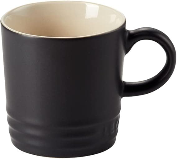 Imagen de Le Creuset Taza Espresso de Gres, 0,1L, Negro Mate en OfertitasTOP