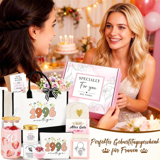 Detalle de TUZELIYA 30. Geburtstag Frauen Set, 8-teilig