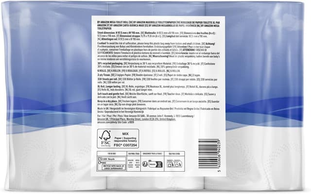 Thumbnail 2 de By Amazon Mega Toilet Roll