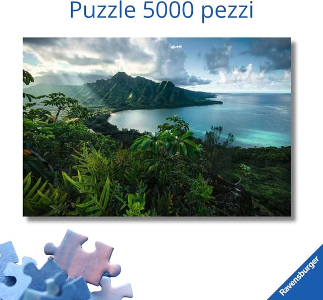 Detalle 2 de Ravensburger Puzzle Paesaggio hawaiano 5000 pezzi 🧩
