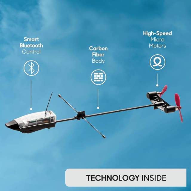 Thumbnail 6 de POWERUP 4.0 smartphone-controlled RC paper aeroplane kit with autopilot & gyro stabiliser