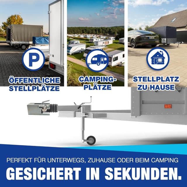 Detalle 1 de Deichselabdeckung mit Schloss für Caravan