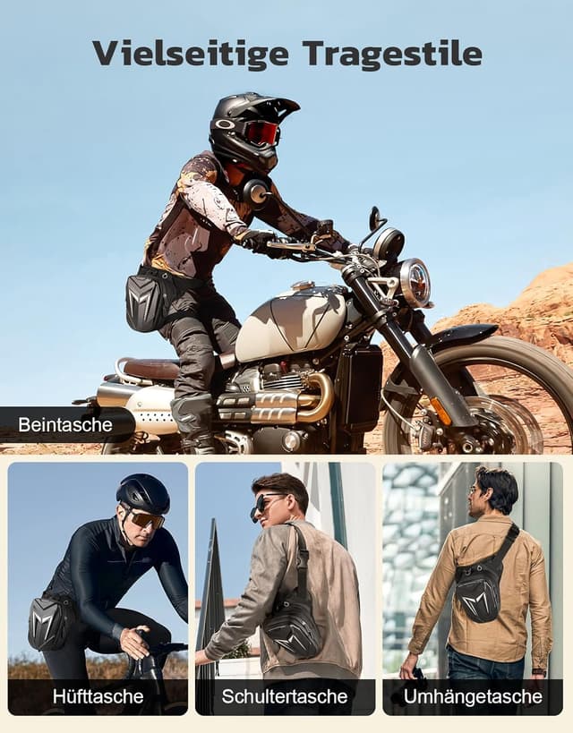 Thumbnail 1 de Mohard Beintasche Motorrad wasserdicht