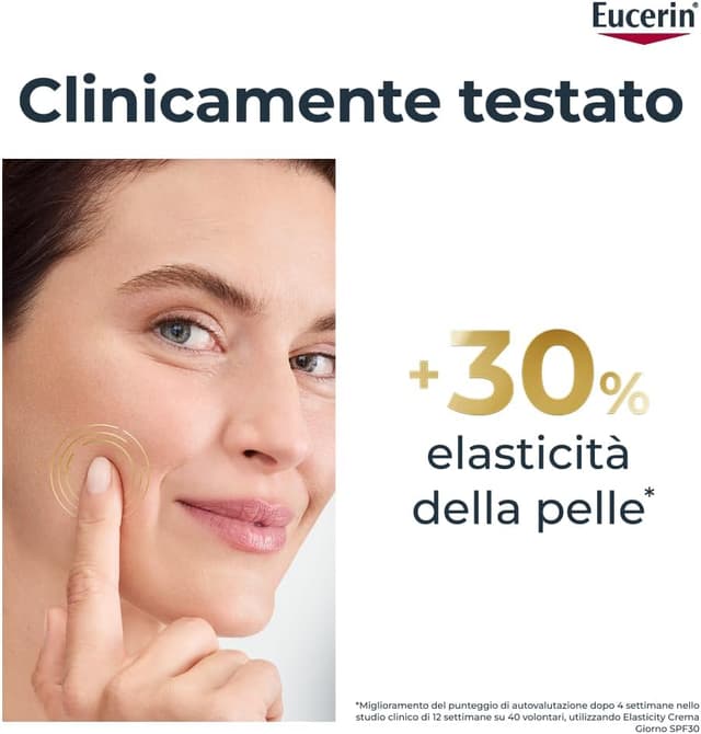 Detalle de Eucerin Hyaluron-Filler + Elasticity Refill Crema Giorno SPF 30 (50 ml) ricarica viso antimacchie e antirughe