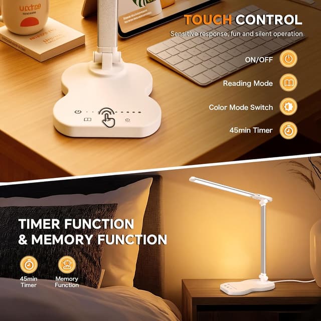 Detalle 2 de Lampe de Bureau LED 10 niveaux