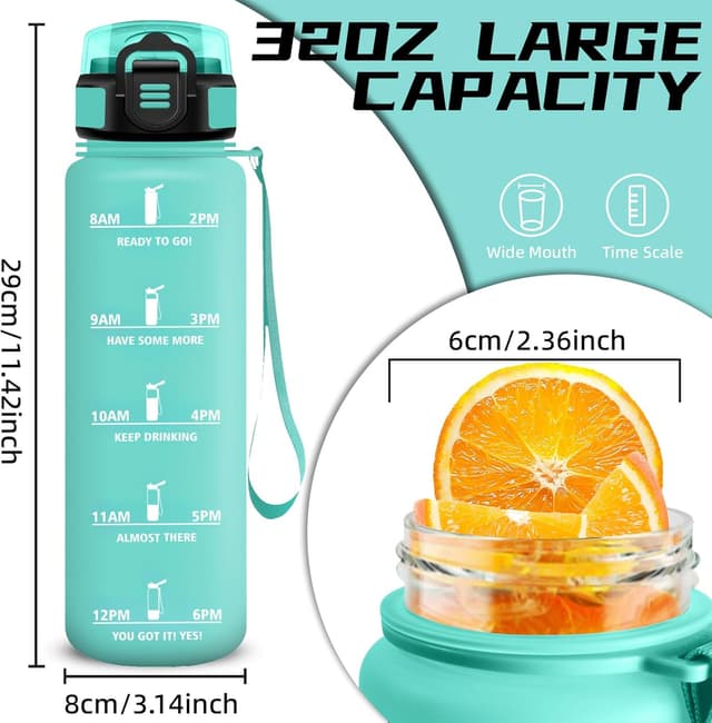 Detalle de Borraccia 1 litro con cannuccia