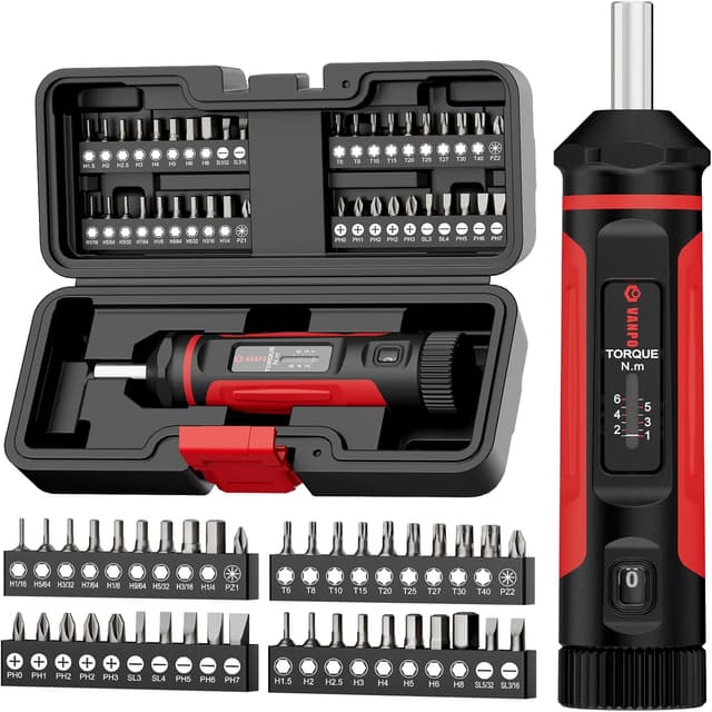 Detalle de VANPO Drehmomentschraubendreher 1/4 Zoll 1–6 Nm