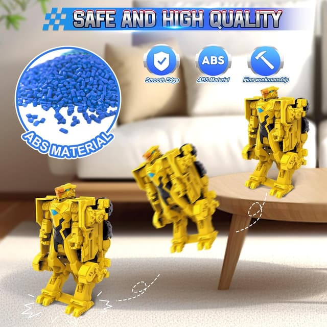 Detalle de 2 en 1 dinosaures transformables 5 pouces