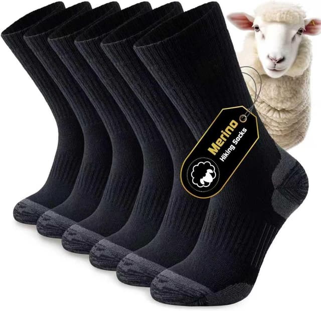 Detalle de Merino wool hiking socks 3 pairs