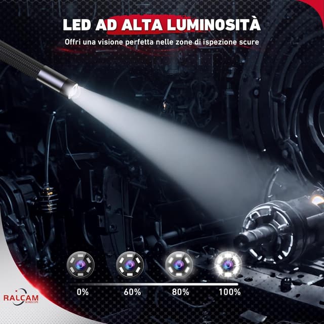 Thumbnail 5 de Ralcam Telecamera Endoscopica 4,3" HD 1080P