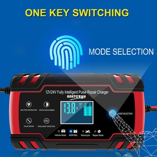 Thumbnail 1 de PROFIKLA 12V/24V 8A smart battery charger for car