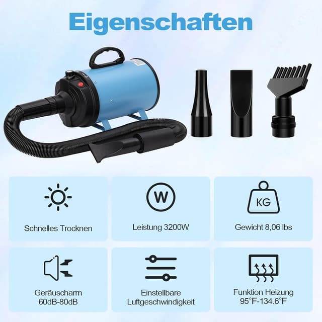 Thumbnail 1 de XKISS Soffiatore per Cani 3200W