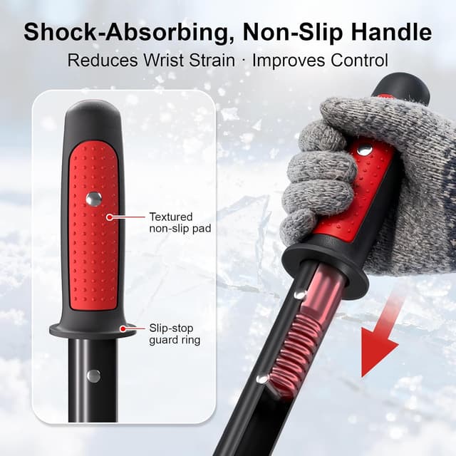 Thumbnail 1 de Adjustable 30–60" Heavy-Duty Ice Scraper