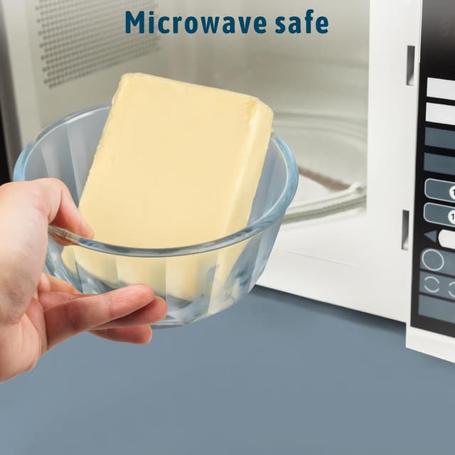 Thumbnail 6 de Freshmage 5-Pack Mixing Bowls with Airtight Lids (Thick Borosilicate Glass) – Nesting Set for Baking & Meal Prep