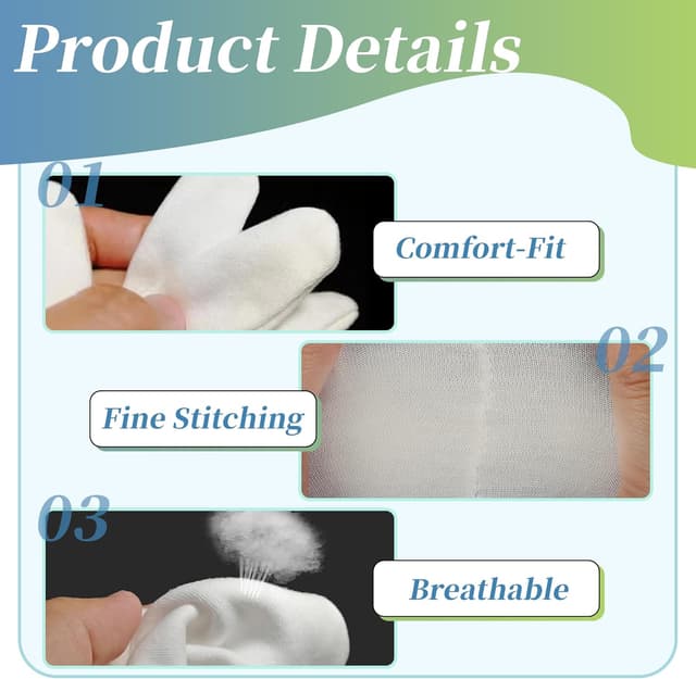 Thumbnail 2 de Xynovate Baumwollhandschuhe 12 Paar