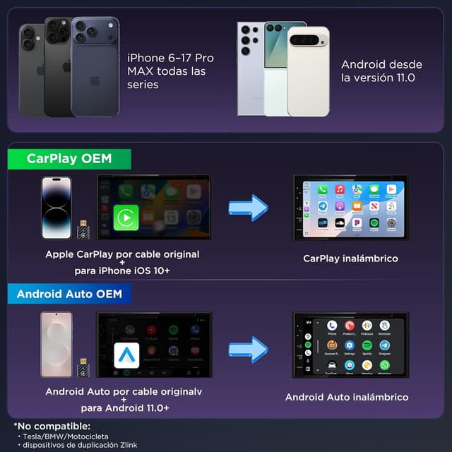 Thumbnail 6 de MSXTTLY U2AC-01 Adaptador CarPlay inalámbrico