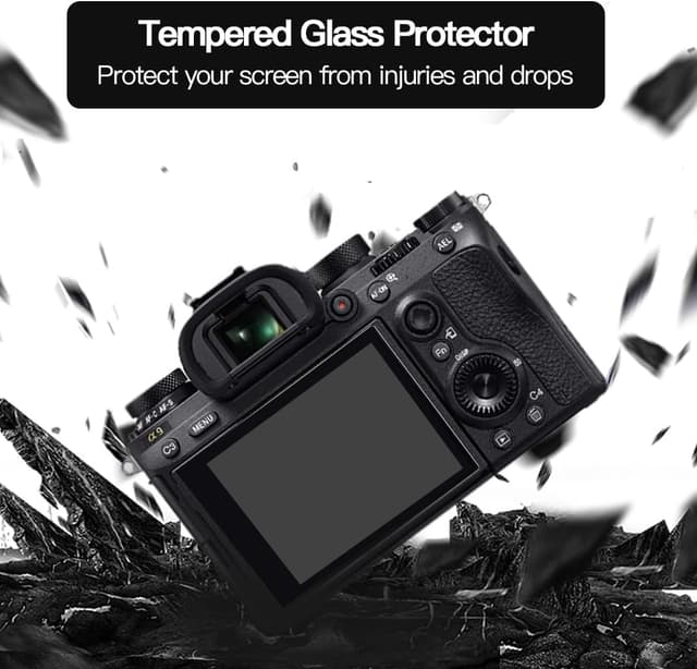 Detalle 2 de TUCANA 2PCS tempered glass screen protector for Sony A7 IV (Alpha 7 IV) LCD