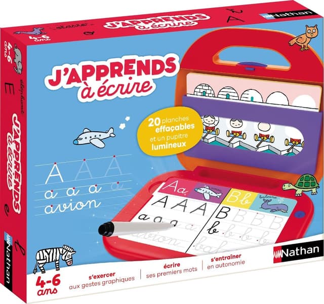 Detalle de Jeu éducatif Nathan J apprendre à écrire 4 ans