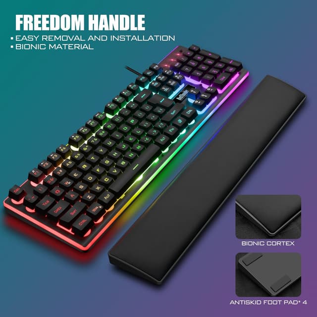 Thumbnail 3 de RedThunder K10 Gaming Keyboard Combo 7200 DPI