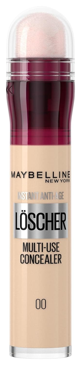 Detalle de Maybelline New York Instant Anti-Age Effekt Löscher Concealer – gegen Augenringe & Falten, Nr. 00 Ivory (6,8 ml)