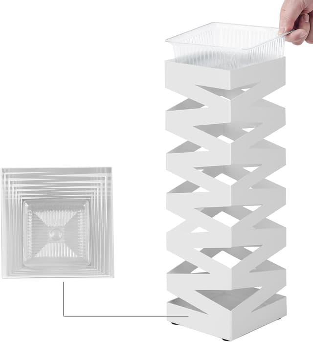 Detalle 2 de SONGMICS LUC16W porta ombrelli in metallo