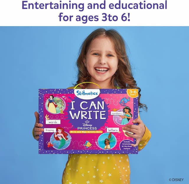 Thumbnail 5 de Skillmatics I Can Write Disney Princess 6 mats