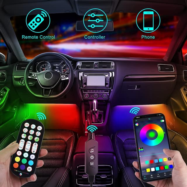 Thumbnail 4 de Striscia LED 5050 per interni auto DC5V USB