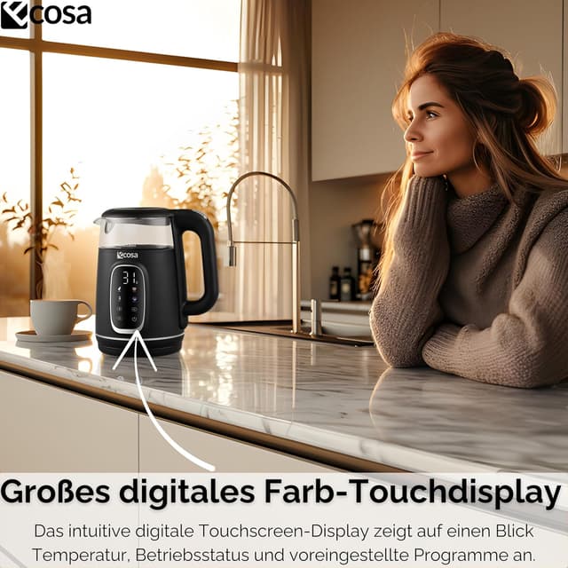 Thumbnail 3 de Ecosa Wasserkocher 1,7 l