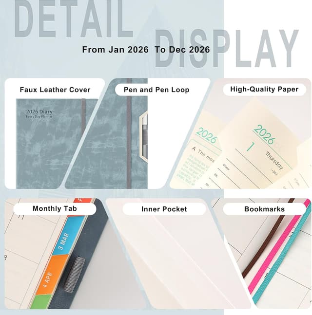 Thumbnail 5 de Diario accademico 2026 A5 Pagina al Giorno