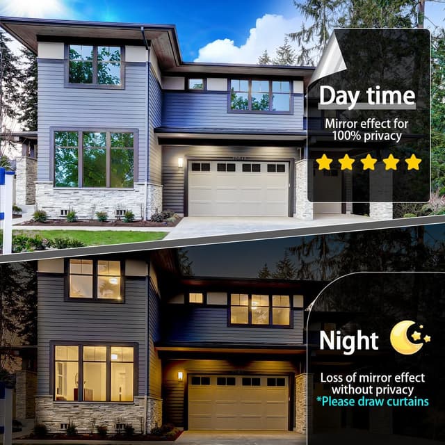 Detalle de Zindoo Fensterfolie 105 x 400 cm UV-Schutz