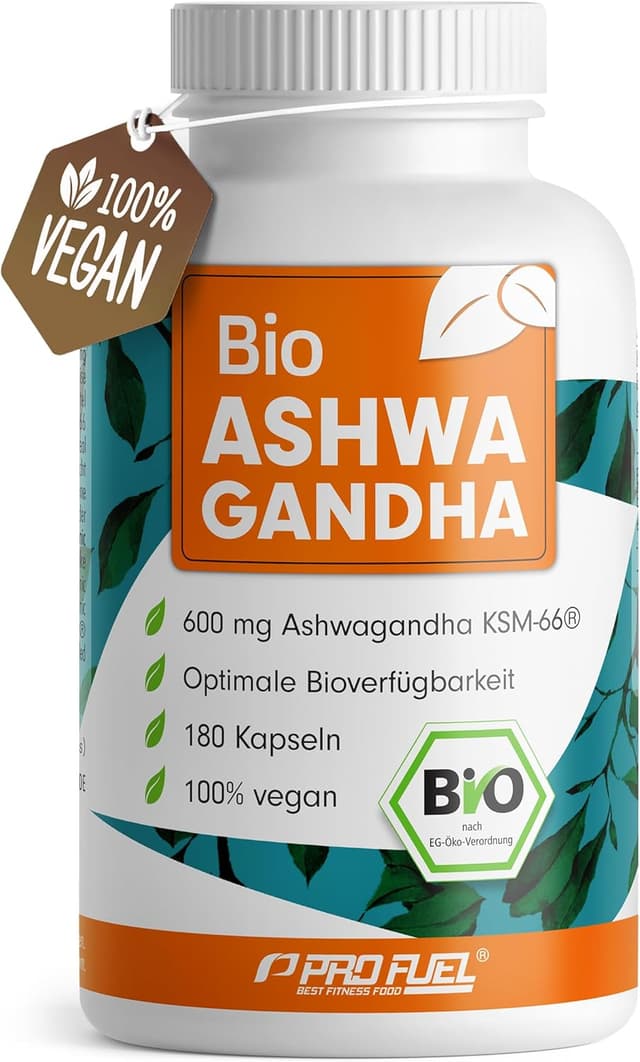 Detalle de BIO Ashwagandha Kapseln 180x 600 mg