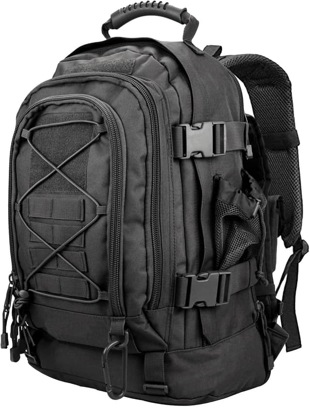 Detalle de Miramrax Tactical Backpack Military Army Daypack (MOLLE) — Expandable 3-Day Assault Pack for Hiking, Camping & Travel