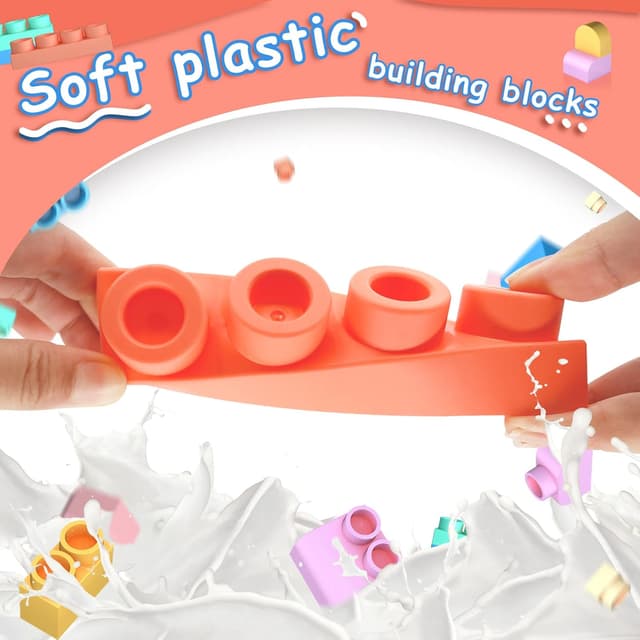 Thumbnail 3 de Top STEM 78-Piece Soft Building Blocks for Toddlers 🧩