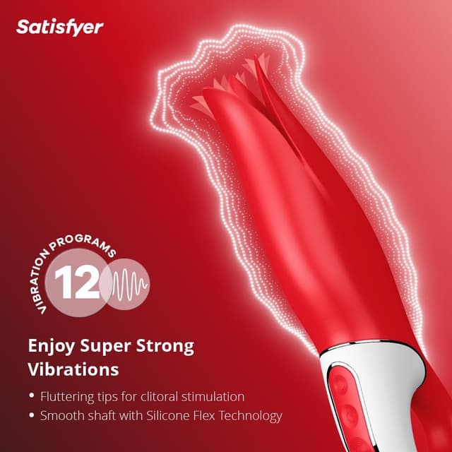 Thumbnail 1 de Satisfyer Vibes Power Flower 12 modes