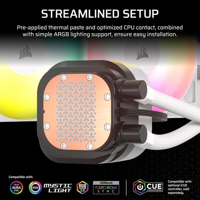 Thumbnail 2 de Corsair NAUTILUS 360 RS 360mm liquid CPU cooler