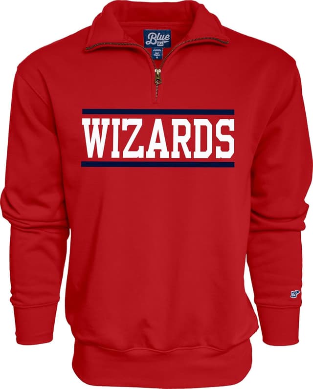 Thumbnail 6 de Blue 84 NBA Officially Licensed Quarter Zip Sweatshirt (Milwaukee Bucks) — Team Color