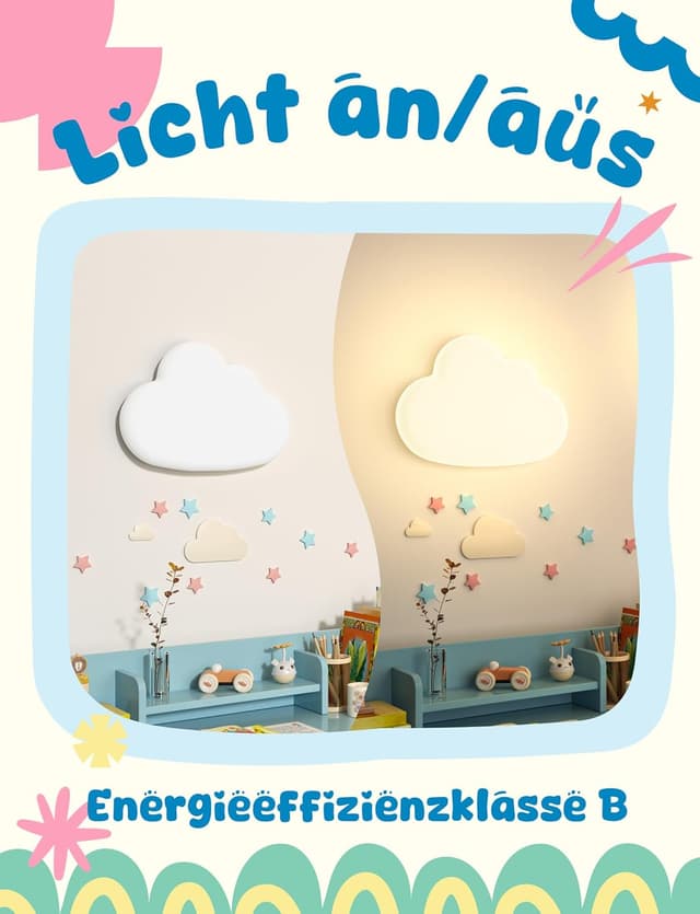 Thumbnail 6 de AOEH LED Deckenleuchte Wolken 40 cm