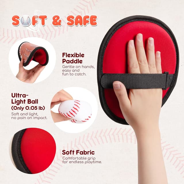 Detalle 2 de U&C Planet Toss and Catch Ball Set 8 pcs