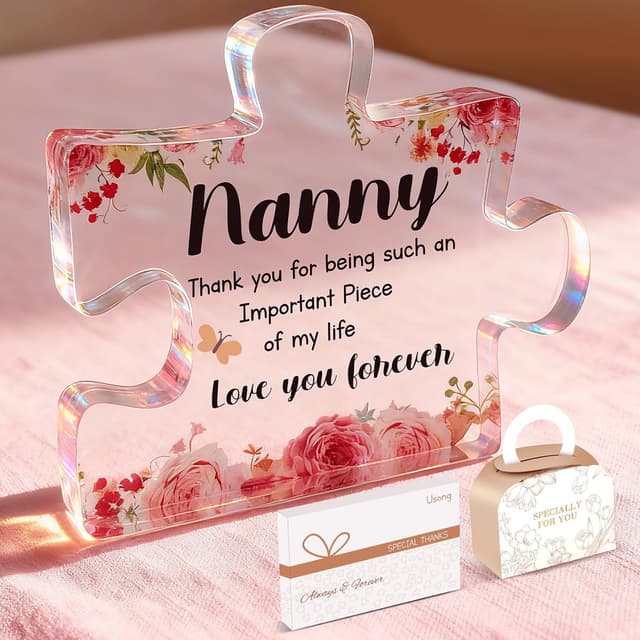 Imagen de Usong Nanny Acrylic Keepsake 3.9×3.3×0.6 in en OfertitasTOP