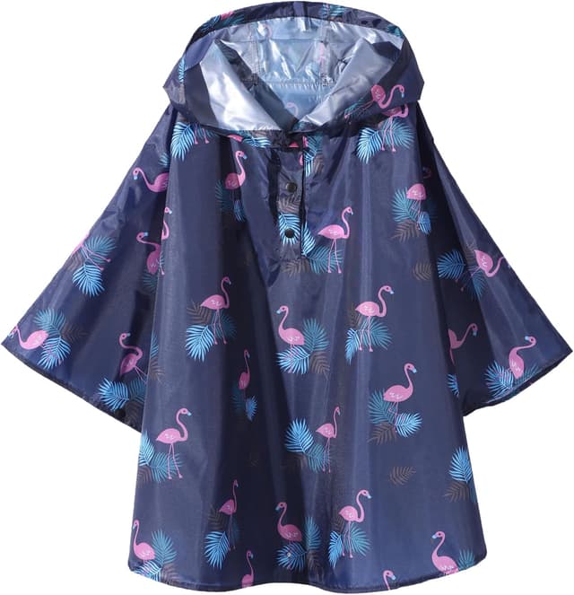 Detalle de QIKADO Regenponcho Kinder wasserdicht faltbar für 1–12 Jahre