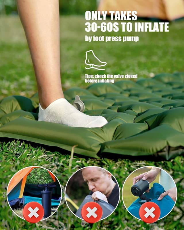 Thumbnail 2 de AKSOUL camping air mat 10cm, 200kg