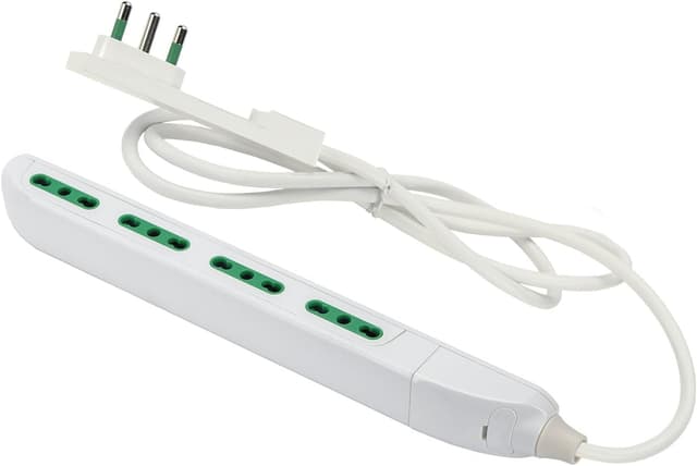 Detalle de Multipresa FANTON 47404 SLIM da 1,5 metri con 4 prese bipasso