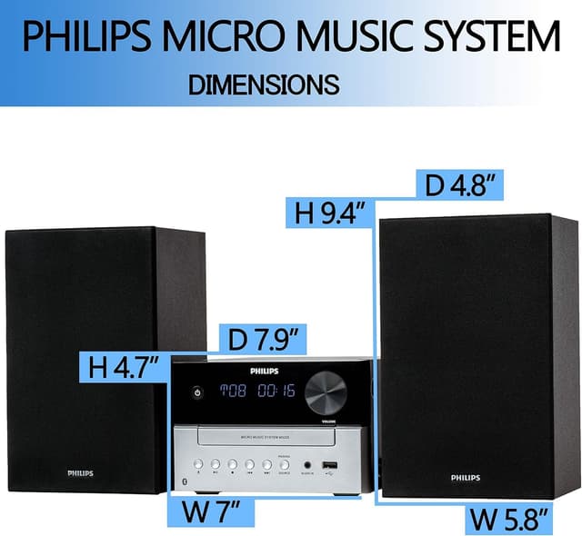Detalle de Philips Micro Music Sound System 15W
